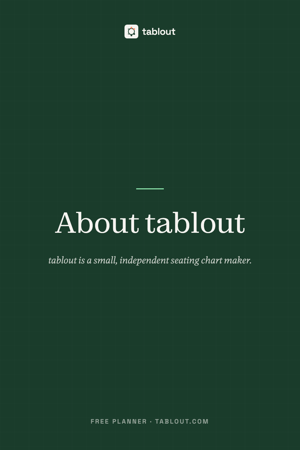 About tablout — a tablout guide to seating charts